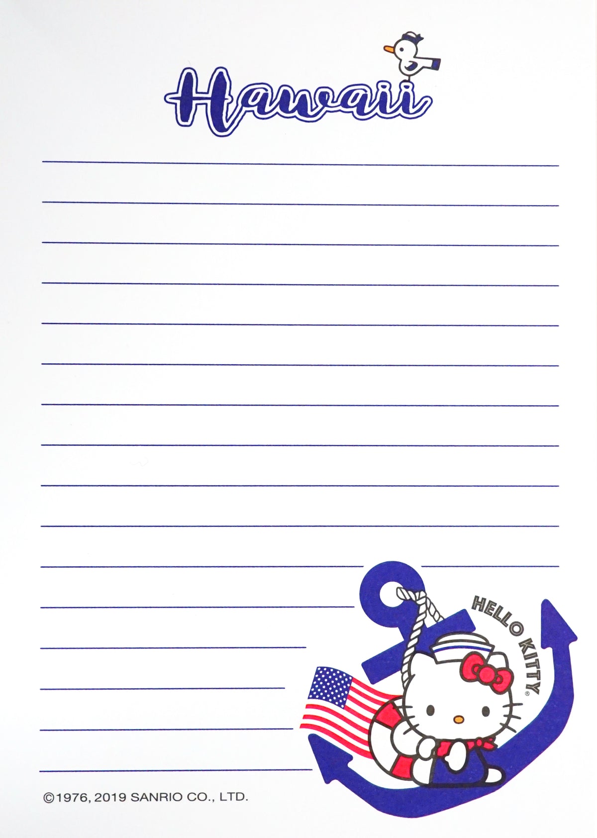 Hello Kitty Sailor Memo Note Pad