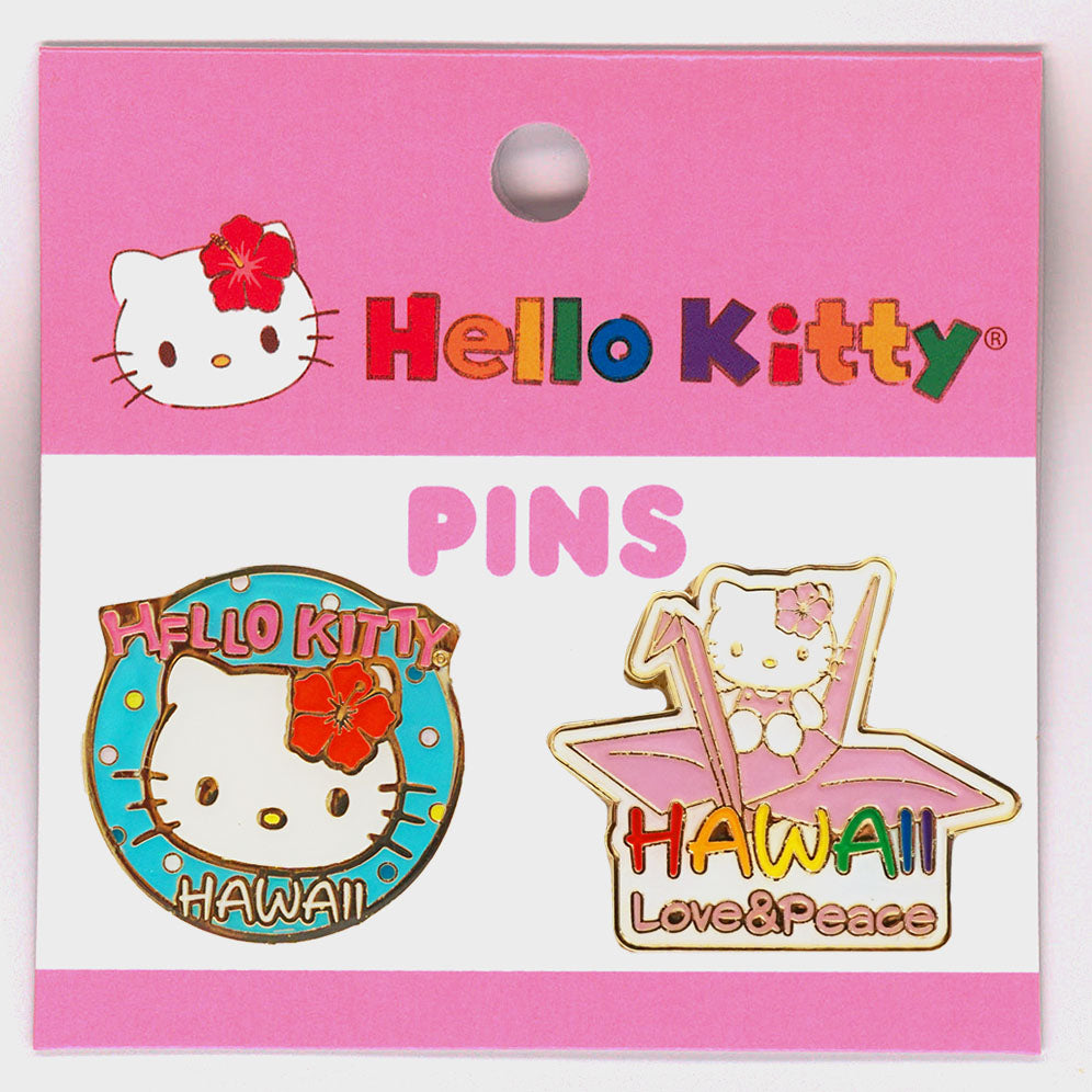 Hello Pin Set Hello Kitty Love & Peace Pin Set