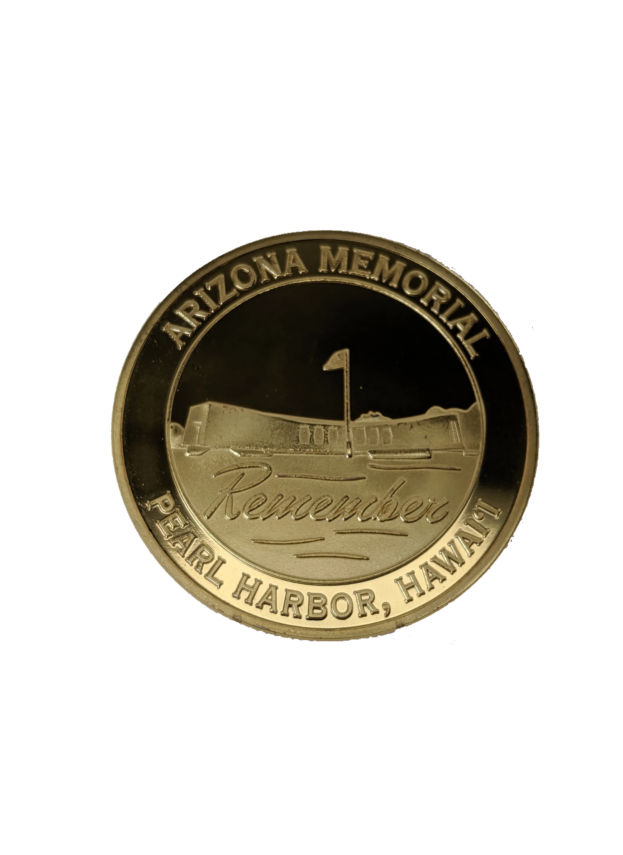 Gold-Plated Arizona Medallion