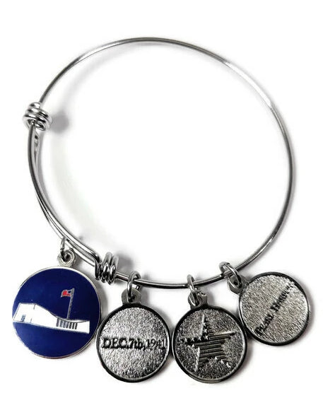 USS Arizona Memorial Four-Charm Bracelet