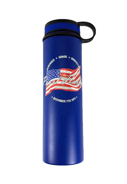 Remember Pearl Harbor 24oz Flask