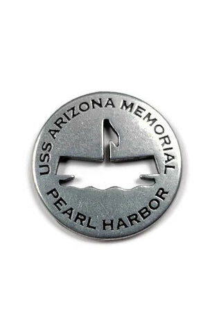 USS Arizona Die Cut Token