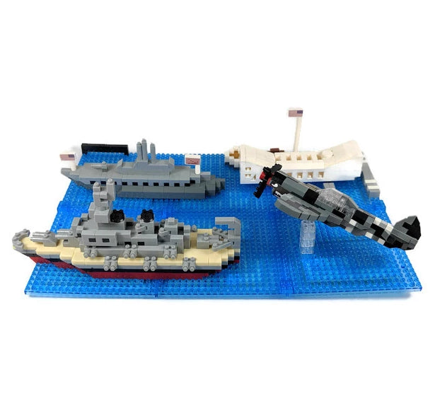 Pearl Harbor Sites Mini Building Block Set