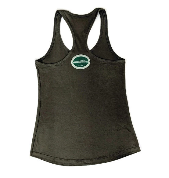 Jeep Life Rocker Tank Top For Women | Military Green Triblend Sleeveless Shirt - View #12