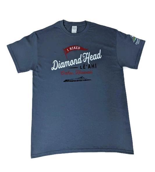 Men's I Hiked Diamond Head T-Shirt, Indigo Blue