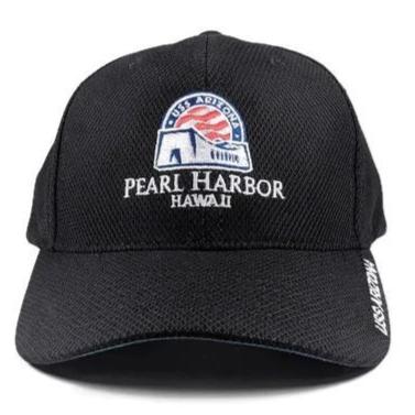 Pearl Harbor Hat with Cooling Memory Foam Sweatband, Black