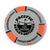 USS Arizona Memorial And Harley-Davidson Poker Chip, Grey And Orange