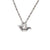 Sadako Sasaki Crane Pendant Necklace, Sterling Silver 13 mm