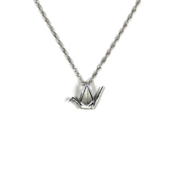 Crane Sterling Silver Necklace Crane Sterling Silver Necklace