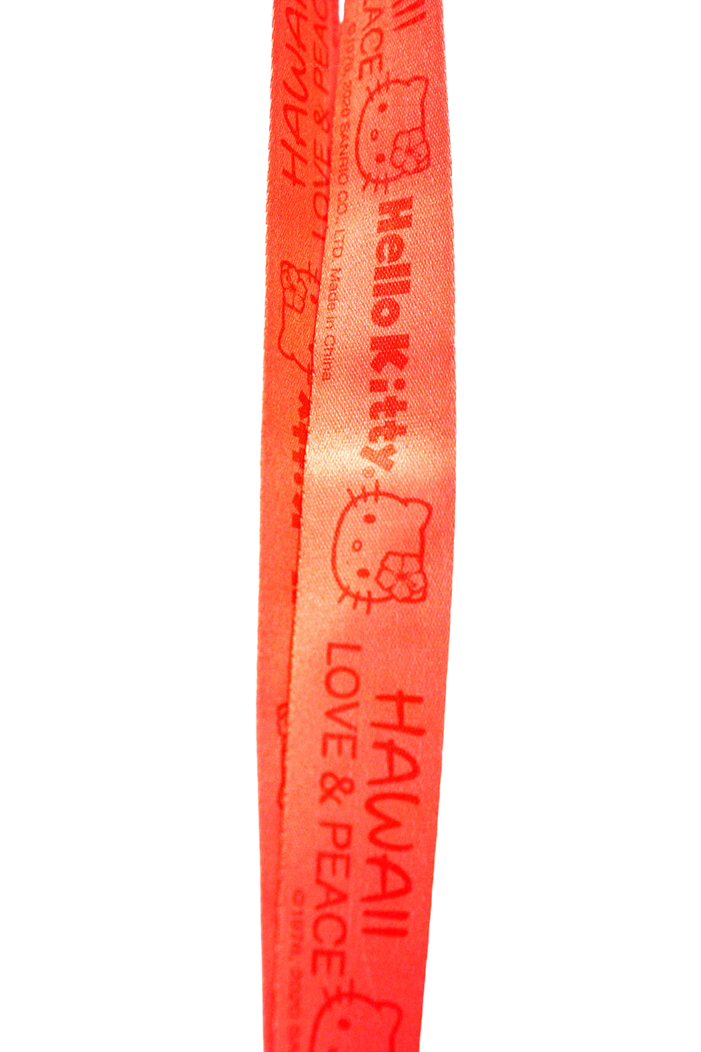 Hello Kitty Tsuru Lanyard White