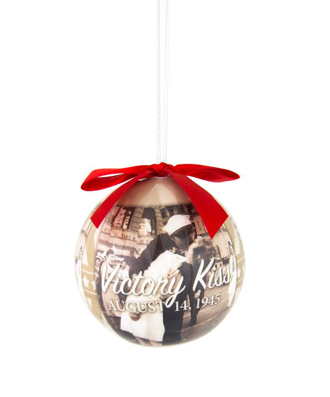 Victory Kiss Christmas Ornament