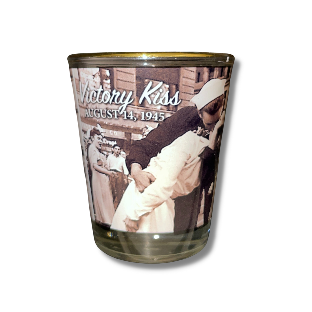Victory Kiss Shot Glass